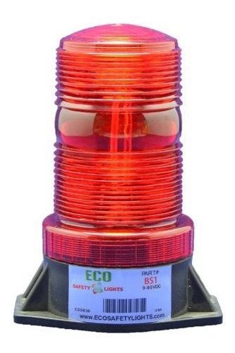 Bs1 Red 9-80v Dc Strobe Carretilla Elevadora Emergencia Luz 