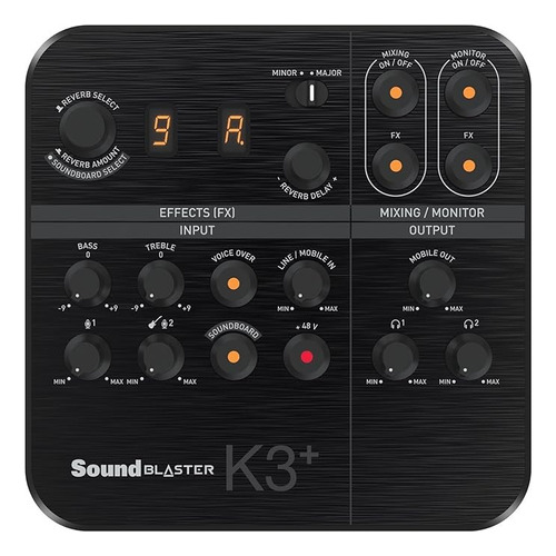 Creative Sound Blaster K3+ Mezclador Digital De 2 Canales