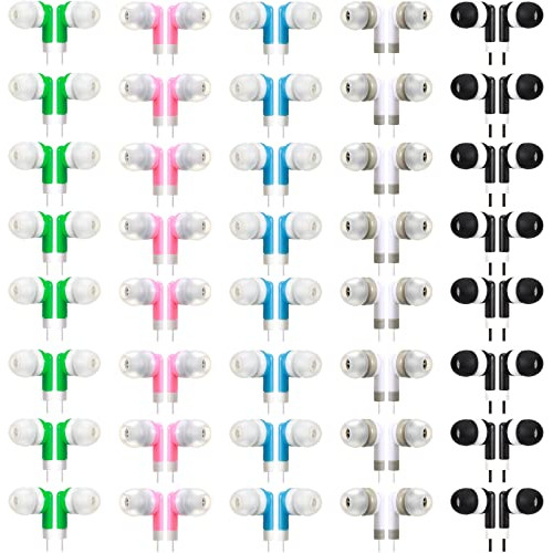 Paquete De 100 Auriculares Cable Niños, Auriculares Ca...