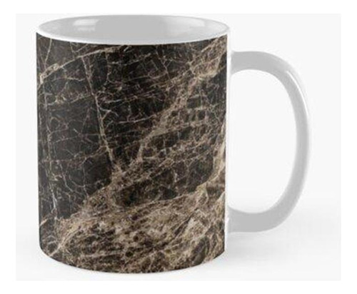 Taza Abstracto Elegante Negro Oro Amarillo Moderno Mármol Ca