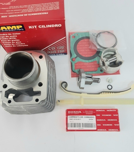 Kit Cilindro Motor Fan/titan 150 Original Honda(combo 04)