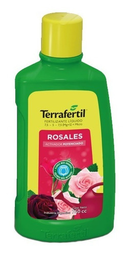 Terrafertil Fertilizante De Rosales Potenciado 750 Cc. Grow