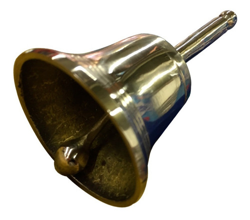 Campana De Mano Náutica Bronce Reglamentaria Pna Grande