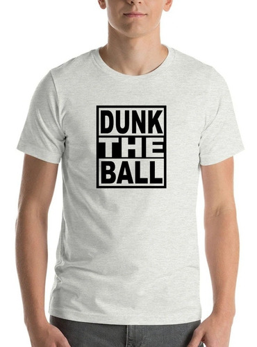 Polera Basketball Dunk The Ball Clavada Mate Baloncesto