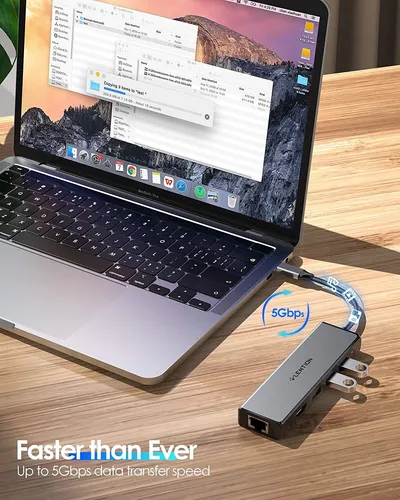 Hub Usb C Multipuerto Con Salida Hdmi 4k