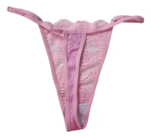 Pack X 6 Cola Less Tanga Algodón Lycra Tiras Regulables