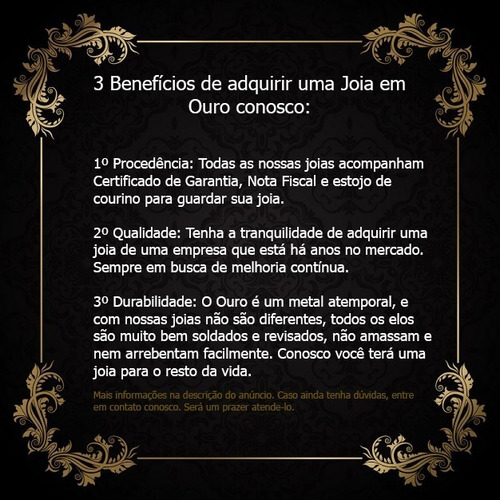 Pulseira Grumet Placa 22 Gramas 10mm Ouro 18k 750