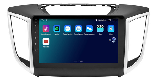 Multimidia Hyundai Creta Android 14 4gb Octacore 9p Voz 4g