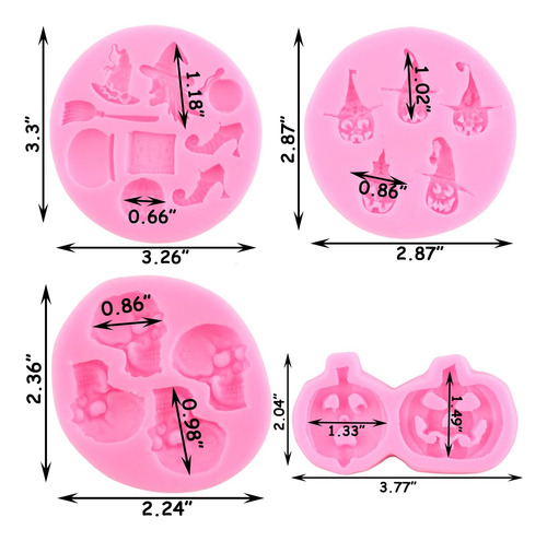 Moldes Para Fondant De Halloween, Molde De Silicona De Calab