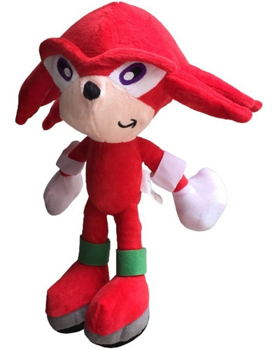 Imagen 1 de 2 de Peluches Personajes De Sonic: Knucles Rojo