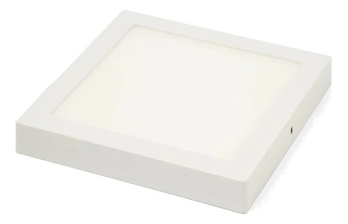 Plafón Panel Led Sica Cuadrado Aplicar 18w Calido / Frío