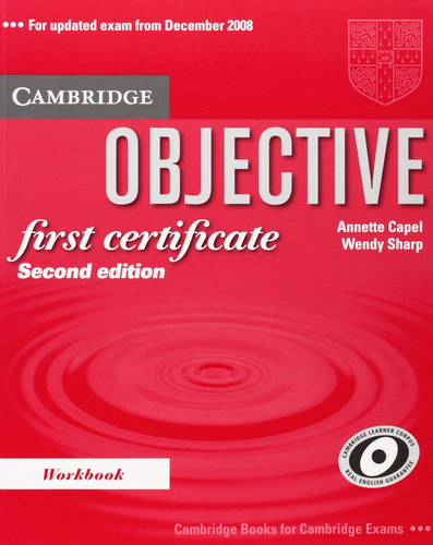 Libro: Objective First Certificate Workbook