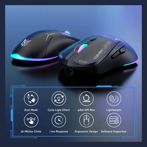 Mouse Gamer Inalámbrico Cw917 Onikuma