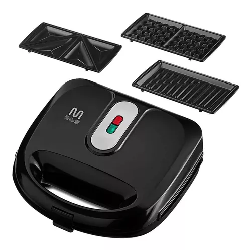 Multigrill 3 em 1 Antiaderente Sanduicheira Black + Decker - 110V no  Shoptime