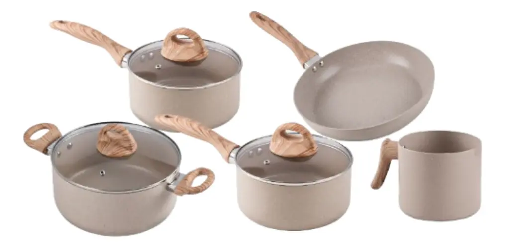 Conjunto Panelas 5 Peças Brinox Smart Plus Indução Areia