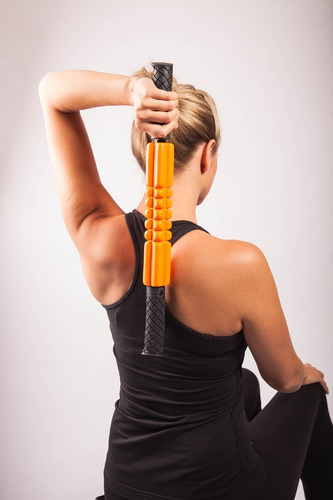 Rodillo Para Masaje Manual Foam Roller Naranja Trigger Point