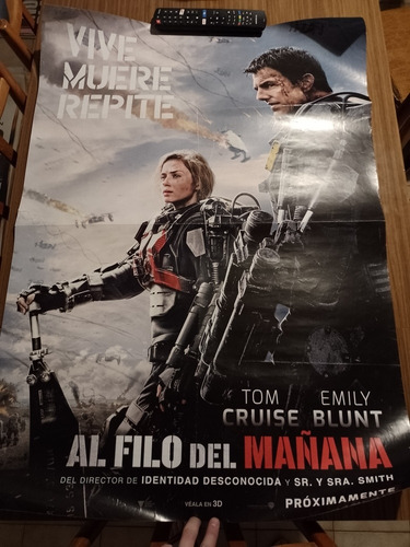 Al Filo Del Mañana Tom Cruise Poster La Plata