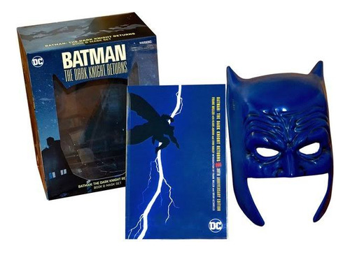 Batman Dark Knight Returns Set De Máscara Y Libro