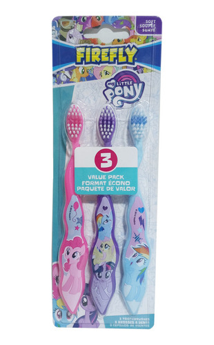 Cepillo Dental Set X3 Pequeño Poni Little Pony Hasbro