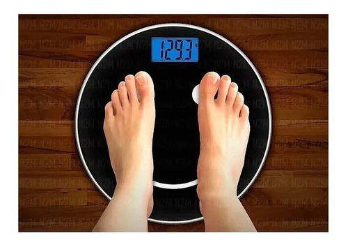 Imagen 6 de 7 de Balanza Digital Baño Electronica Cuerpo Personal 180kg Black