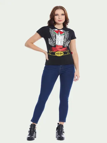 Playera mariachi mujer sale