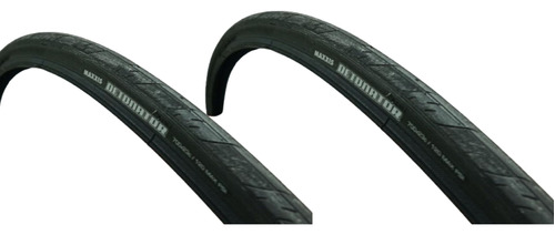 2 Llantas Maxxis Detonator 700*23c. Talón Convencional/negro