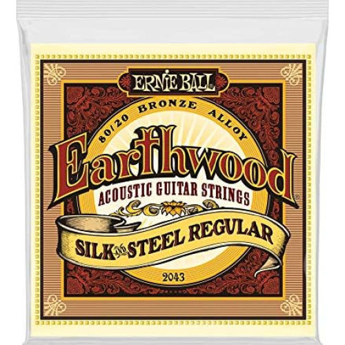Ernie Ball Earthwood Silk And Steel - Cuerdas De Guitarra