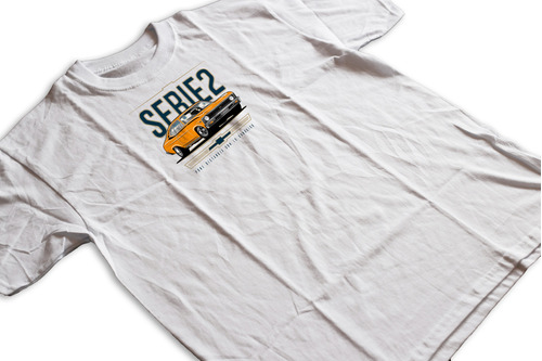 Remera Chevrolet Coupe Chevy Serie 2 Naranja Retro