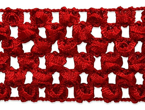 Expo International 1-3/4-inch Crochet Stretch Trim Embellish