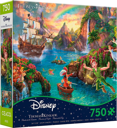 Rompecabezas  Peter Pan 750 Piezas Disney Dream Collection .