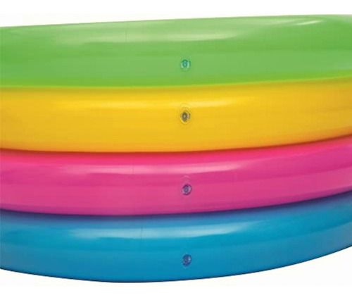 Bestway 51117 Alberca Inflable Redonda 1.57x.46cm 4 Anillos