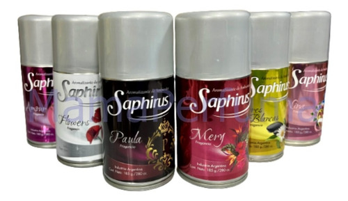 Saphirus - Repuesto- Fragancias A Eleccion- Pack 6 Unidades-