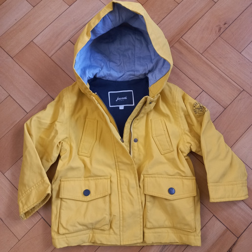 Campera Impermeable Usada, Jacardi Paris, Como Nueva