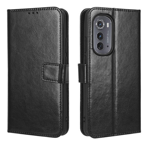 Funda For Motorola Edge 2022 De Cuero Flipper Cartera