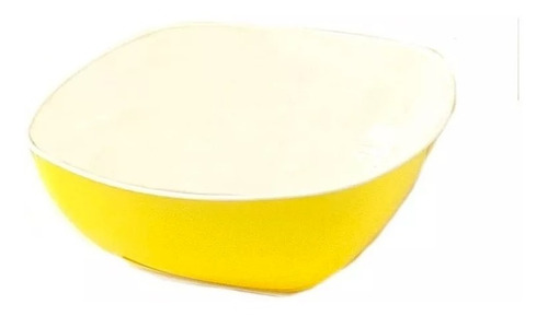 Bowl Ensaladera Cuadrada 28cm Plastico Colores Geniales