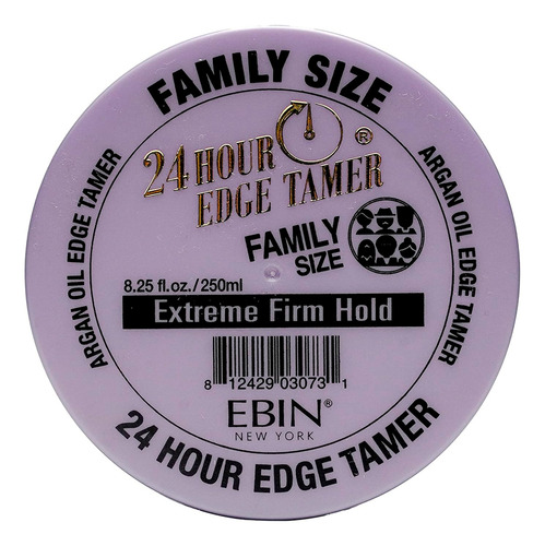Gel Fixação Cabelo Ebin Edge Tamer 24-hr 250ml