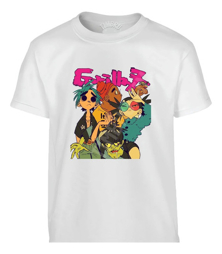 Remera Banda Gorillaz Rock Varios Diseños Unisex