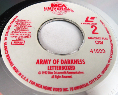 Bruce Campbell - Army Of Darkness Ld