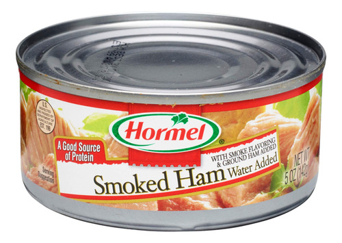 Jamon Ahumado Hormel, Latas De 5 Oz, Paquete De 12 Unidades