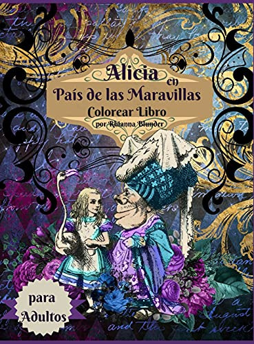 Libro Para Colorear De Alicia En El Pais De Las Maravillas P