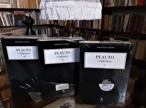 Plauto. Comedias Gredos 3 Tomos Biblioteca Clásica