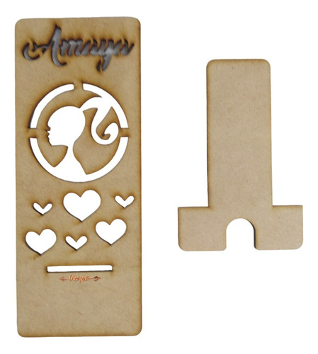Porta Celular Barbi Corte Mdf 3 Mm 50 Pzas