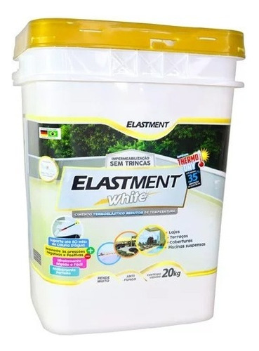 Manta Líquida Elastment White Cimento Elástico 20kg 