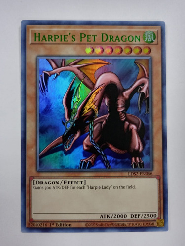 Harpie's Pet Dragon - Ultra Rare     Lds2   (verde)