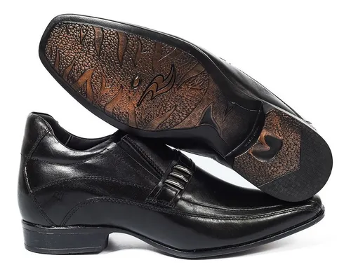 Sapato Social Rafarillo Alth Masculino Couro 7 Cm Alto