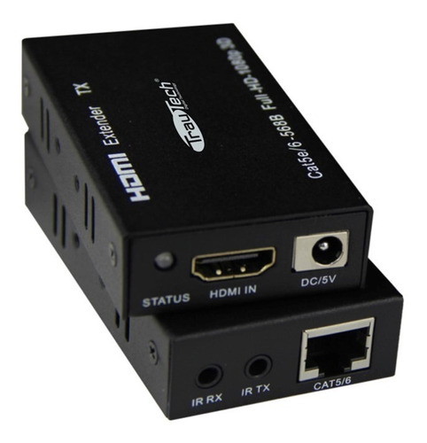 Extensor Hdmi Vía Ethernet Transmisor Y Receptor Trautech