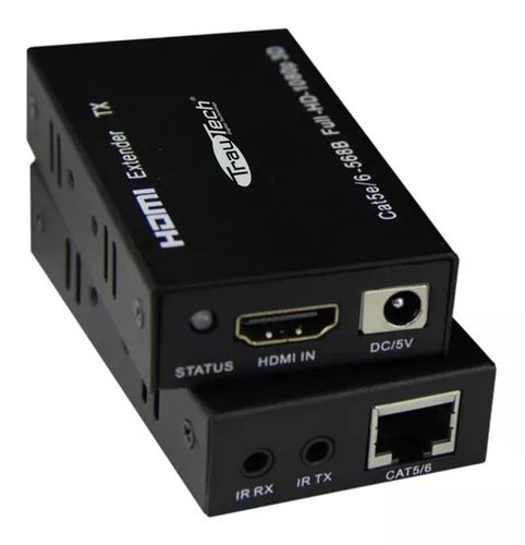 Extensor HDMI Vía Ethernet Transmisor y Receptor TrauTech 30mts