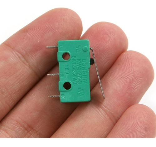 Imagen 3 de 10 de Micro Switch Final De Carrera Kw4-3z-3 Leva Corta 5a 250v