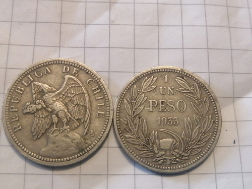 Moneda 1 Peso 1933