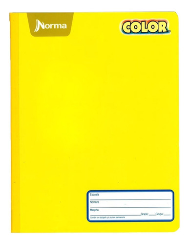 Cuaderno Profesional100h Norma Color 360 Cosido Cuadro 5mm P